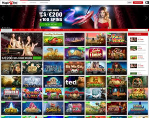 Magic Red casino site