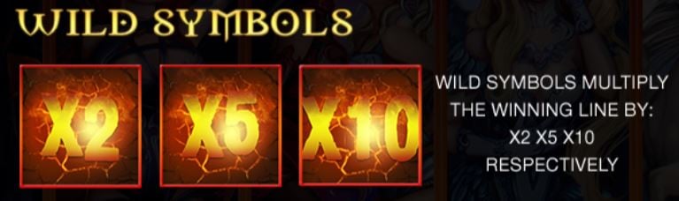 Forbidden Online Slot Wild Symbols