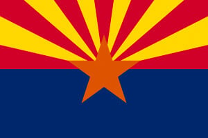 Arizona Gambling Laws State Flag Icon