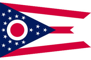 Ohio Gambling Laws State Flag Icon