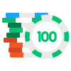 Poker Chips Icon Big