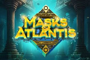 Masks of Atlantis Slot Logo