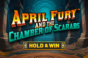 April Fury And The Chamber Of Scarabs Slot Logo