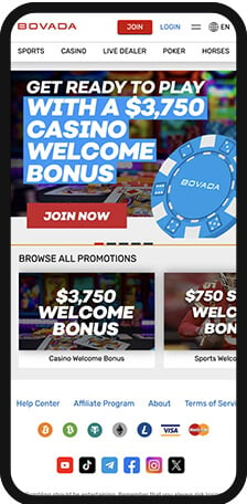 Bovada Live Dealer Games Mobile