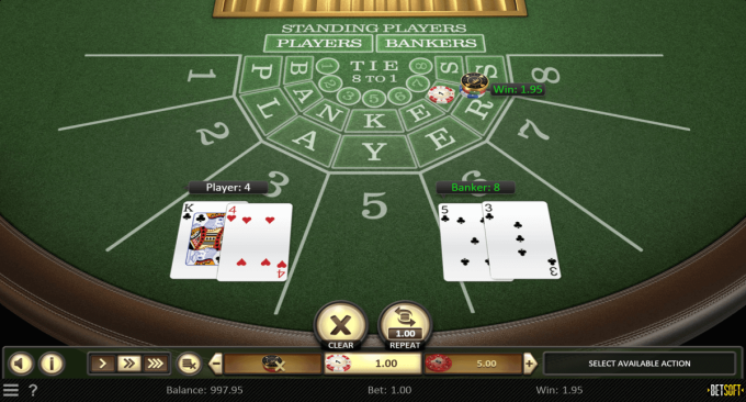 Cards Dealt Baccarat Online