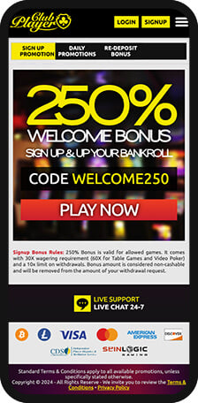 Club Player Casino Promotions Mobile