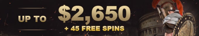 Slots Empire Casino Bonus Up to $2,650 Slots + 45 Free Spins 