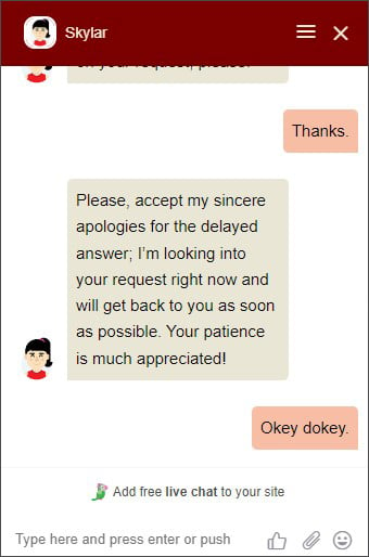 BoVegas Casino Customer Support Verification 2