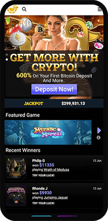 DuckyLuck Casino Homepage