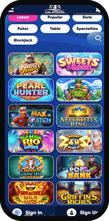 Las Atlantis Casino All Games