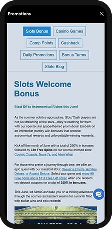 SlotoCash Promotions Mobile