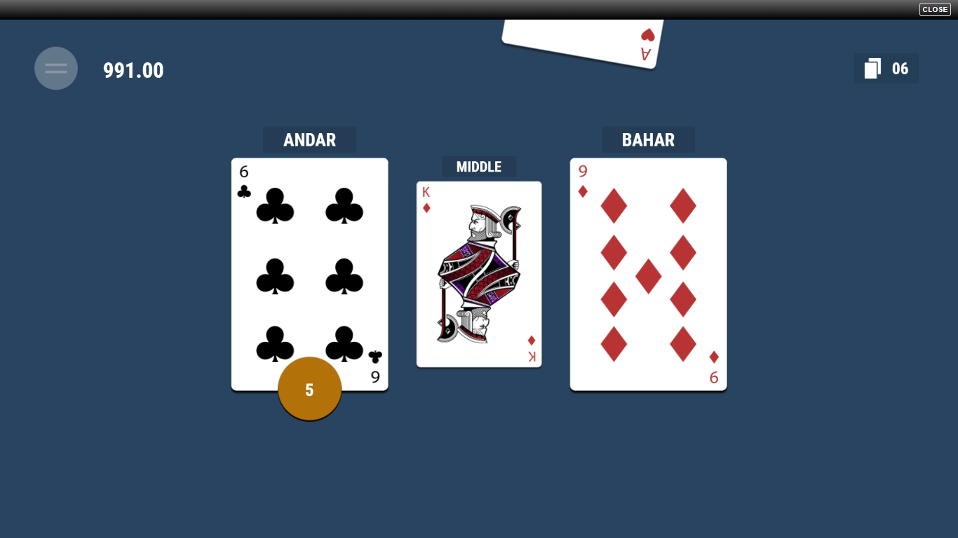 how to play andar bahar step 7