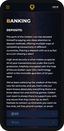 Golden Lion Banking Mobile