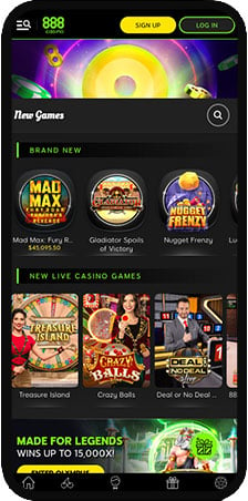 888 casino games