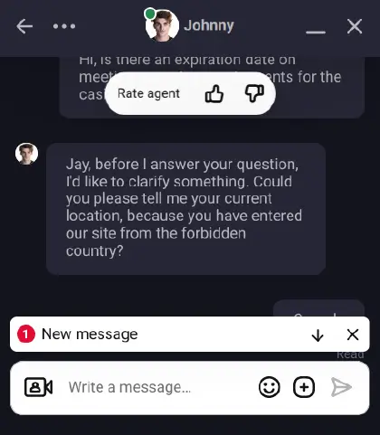 izzi casino chat support