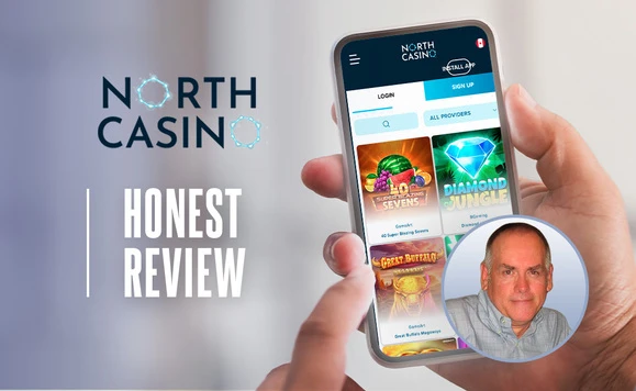 North Casino Casino Logo and Homepage Overlay Feature Image