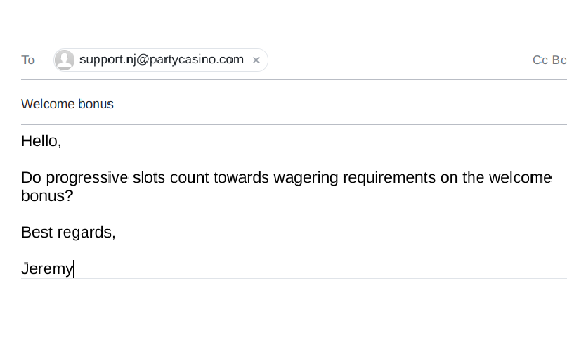 Party Casino Email Question